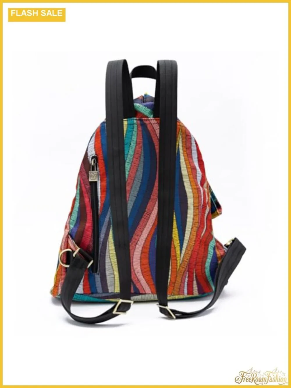 Boho Floral Convertible Backpack Purse for Women – Lightweight Daypack with